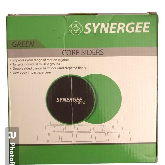 Core Sliders Carpet or Hardwood Floors Exercise Discs Equipment Home Fitness Gym - Picture 3 of 3